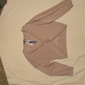 Light brown long sleeve top